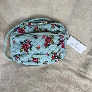 Vera Bradley Iconic RFID little crossbody in Wayer Bouquet